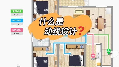 今日裝修知識(shí)分享：什么是動(dòng)線設(shè)計(jì)？