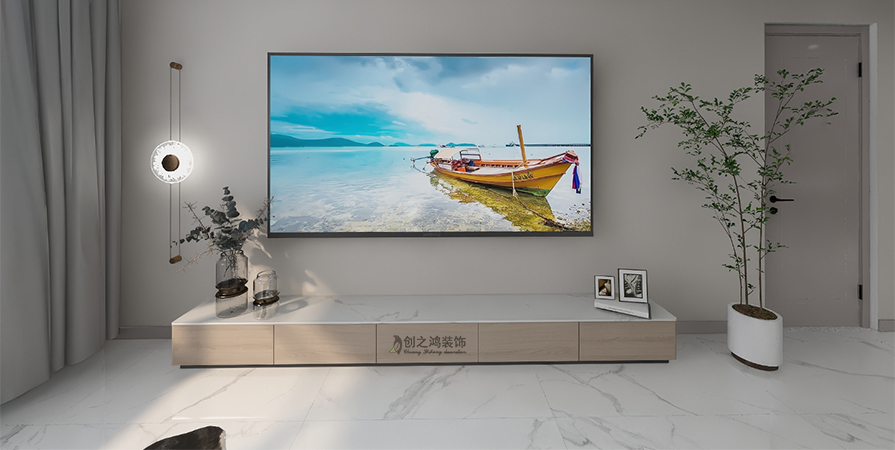 遠(yuǎn)洋紅岸瀾山頤濱花園125㎡現(xiàn)代簡(jiǎn)約風(fēng)格案例