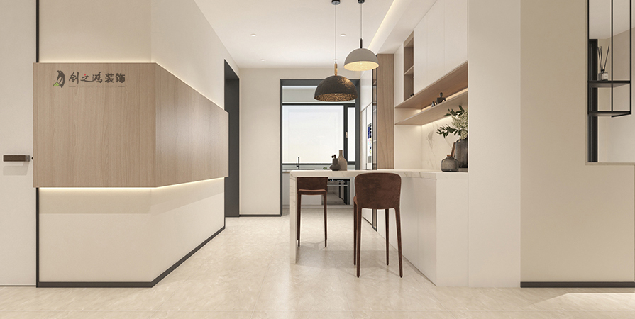 龍興里150㎡極簡風(fēng)裝修實(shí)景圖