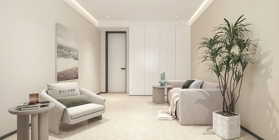 龍興里150㎡極簡風(fēng)裝修實(shí)景圖