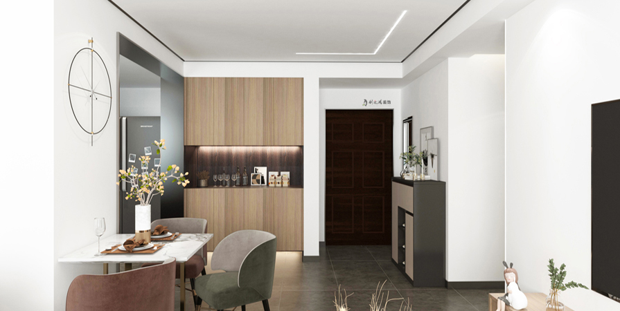 云川里88㎡現(xiàn)代簡約風(fēng)格裝修實景圖