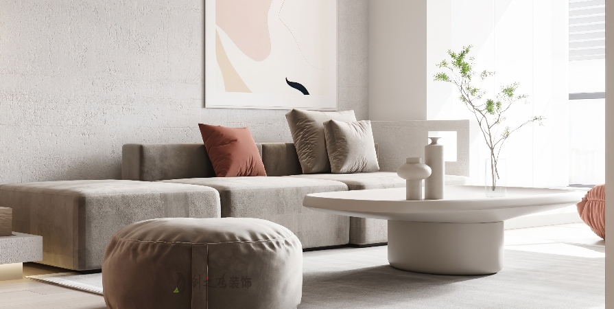 金地藝墅家142㎡現(xiàn)代極簡風格躍層裝修案例