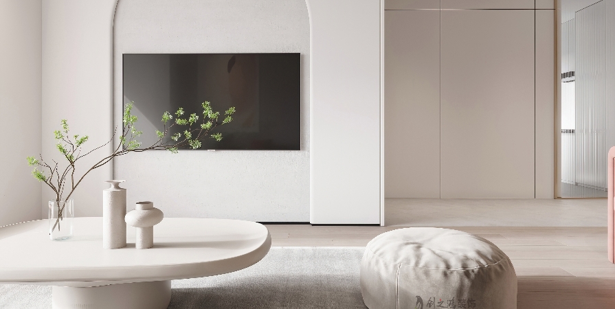 金地藝墅家142㎡現(xiàn)代極簡風格躍層裝修案例