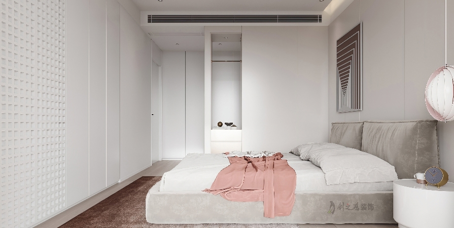 金地藝墅家142㎡現(xiàn)代極簡風格躍層裝修案例