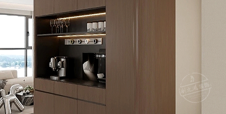 金輝江山銘著143㎡現(xiàn)代風格三居室原創(chuàng)案例