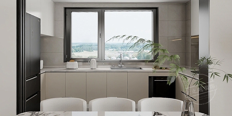 金輝江山銘著143㎡現(xiàn)代風格三居室原創(chuàng)案例