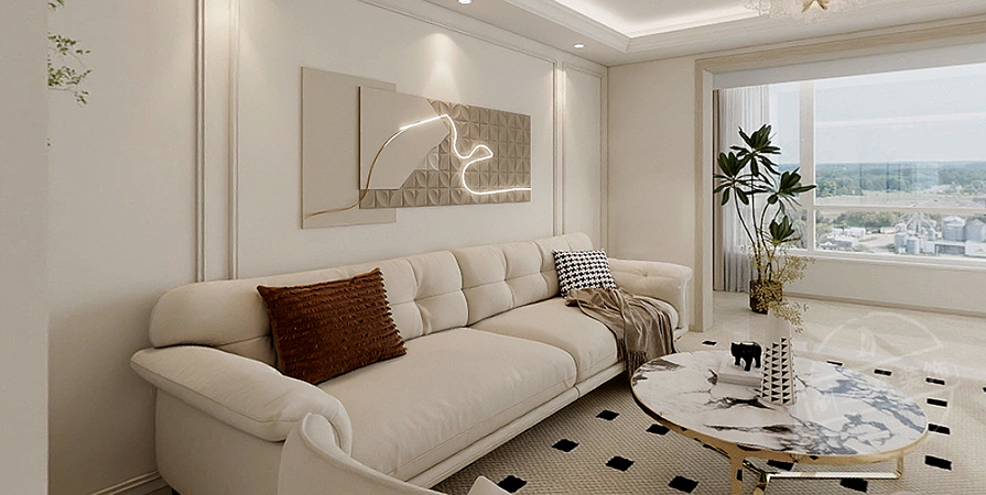 郡城家園138㎡簡歐風(fēng)格三居室原創(chuàng)案例