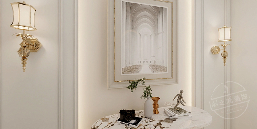 郡城家園138㎡簡歐風(fēng)格三居室原創(chuàng)案例