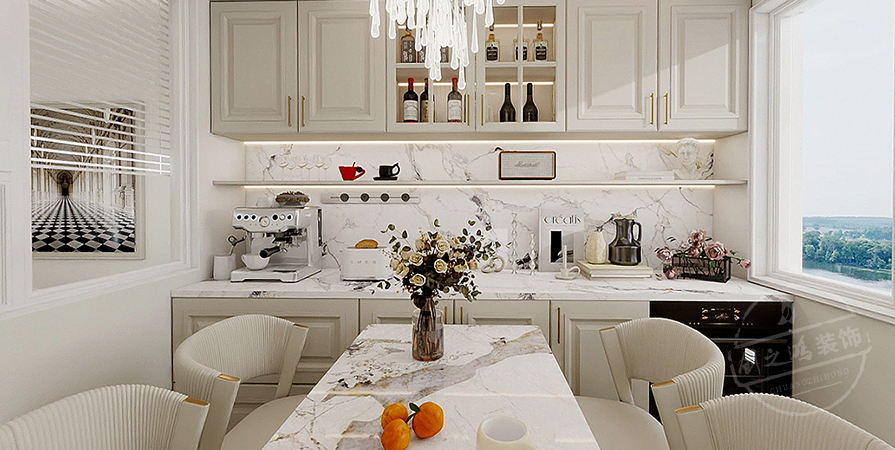 郡城家園138㎡簡歐風(fēng)格三居室原創(chuàng)案例