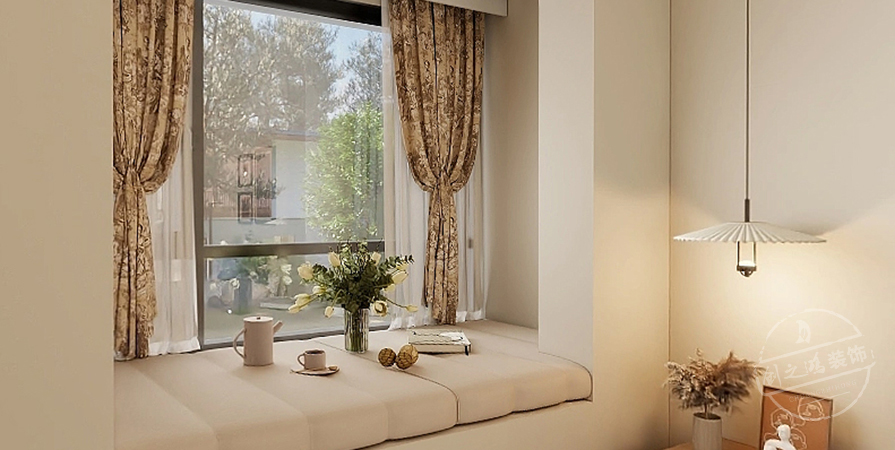 天房美域華庭98㎡奶油風(fēng)格復(fù)式原創(chuàng)案例