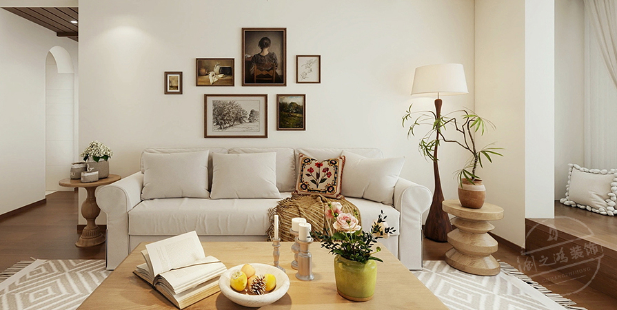 匯通大廈121㎡美式風(fēng)格兩居室原創(chuàng)案例