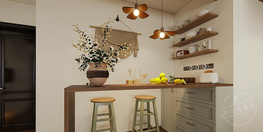 匯通大廈121㎡美式風(fēng)格兩居室原創(chuàng)案例