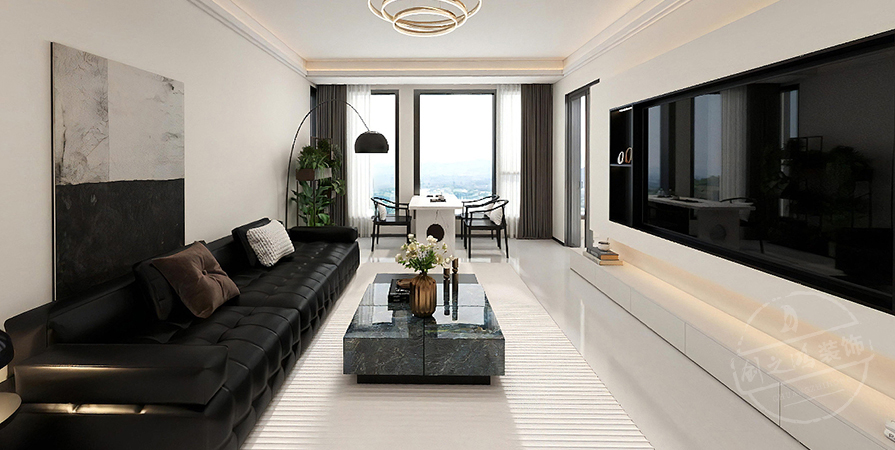 國(guó)耀上河城132㎡現(xiàn)代風(fēng)格三居室原創(chuàng)案例