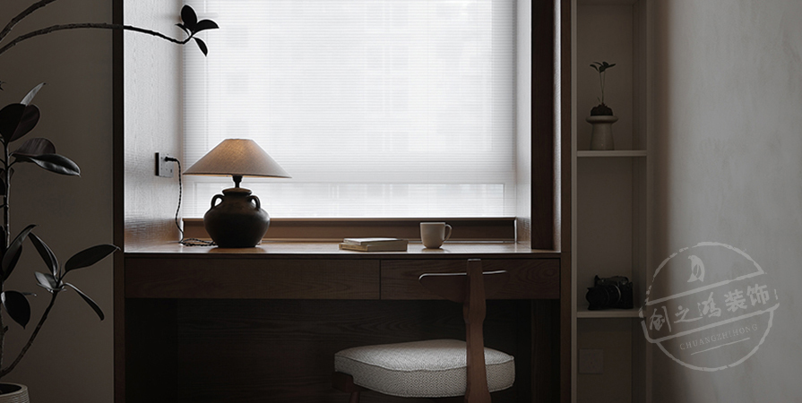 中海·左岸源境105㎡極簡(jiǎn)風(fēng)格三居室裝修案例