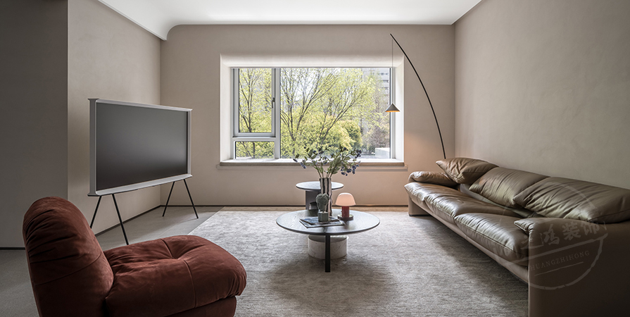 綠城·曉月晴川116㎡現(xiàn)代風(fēng)格三居室裝修案例