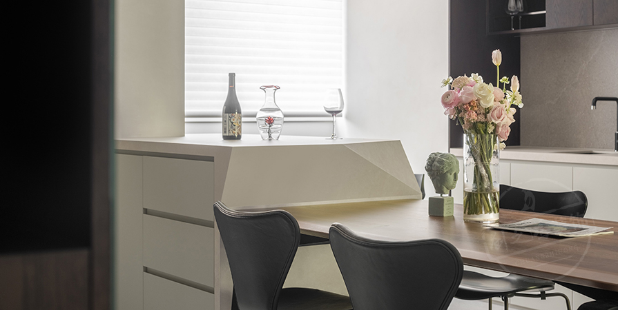 綠城·曉月晴川116㎡現(xiàn)代風(fēng)格三居室裝修案例