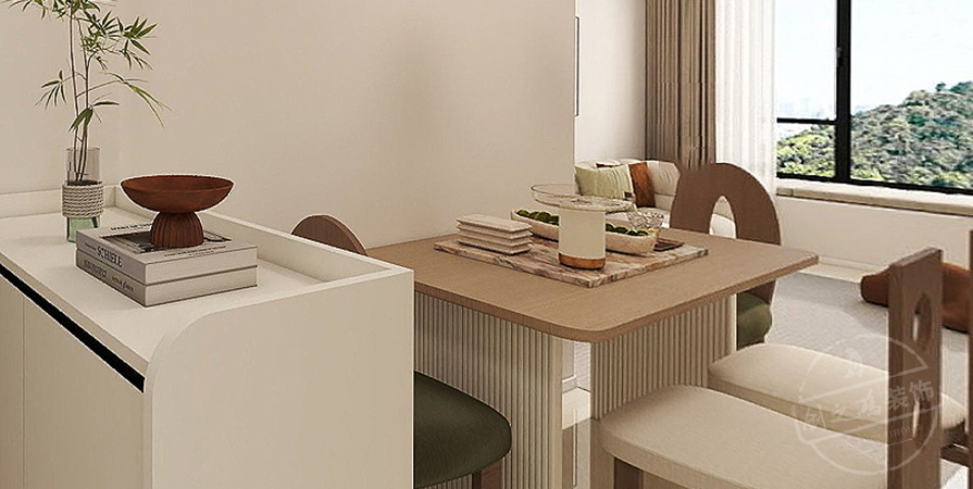 中?！W(xué)府源境92㎡奶油風(fēng)格三居室原創(chuàng)案例