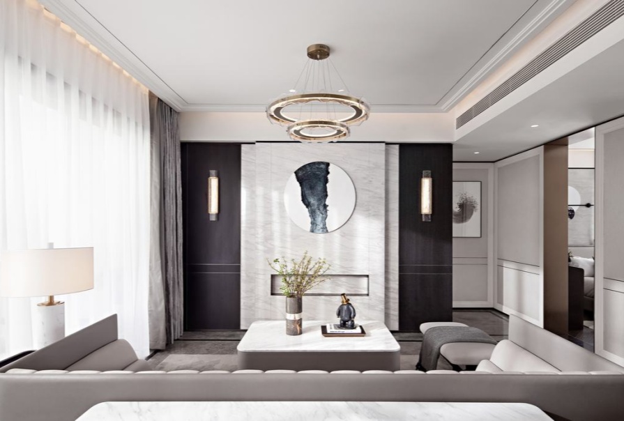 城東春曉110㎡輕奢風(fēng)格三居室<font color='red'>裝修</font>案例