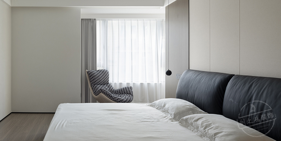 南開宸院118㎡極簡(jiǎn)風(fēng)格三居室裝修案例