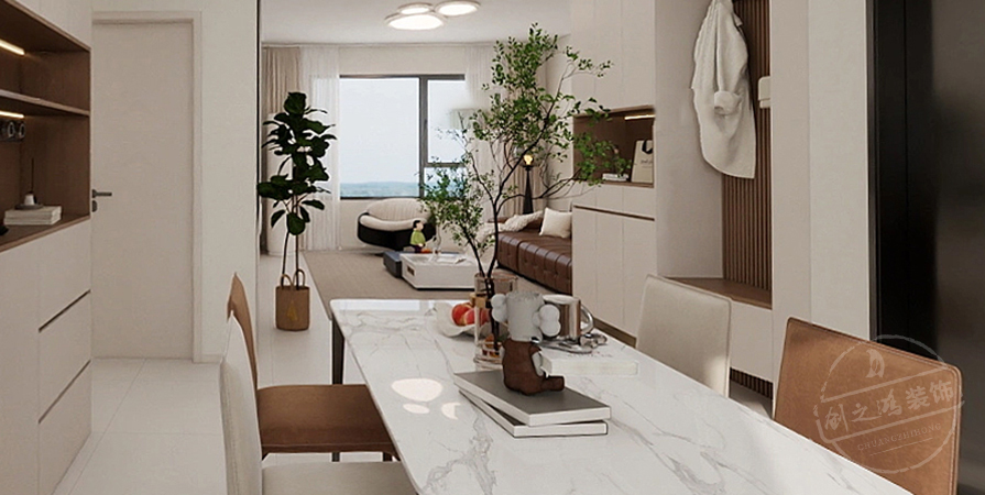 領(lǐng)世北郡128㎡現(xiàn)代風(fēng)格三居室原創(chuàng)案例