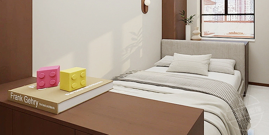 海源公寓65㎡簡約風(fēng)格一居室裝修案例