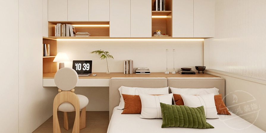 誠(chéng)基中心58㎡奶油風(fēng)格loft原創(chuàng)案例