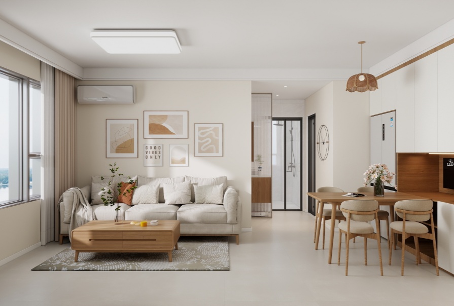 東祥里89㎡原木風(fēng)格兩居室原創(chuàng)案例