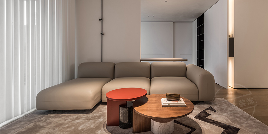 中交海河璽146㎡極簡(jiǎn)風(fēng)格三居室裝修案例