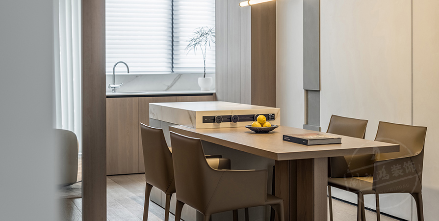 中交海河璽146㎡極簡(jiǎn)風(fēng)格三居室裝修案例