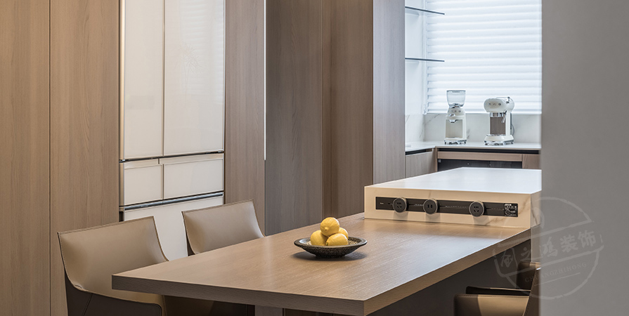 中交海河璽146㎡極簡(jiǎn)風(fēng)格三居室裝修案例