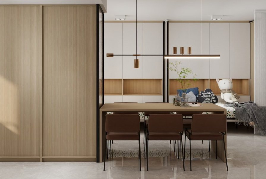 天房海河灣57㎡簡約風(fēng)格小戶型改造案例