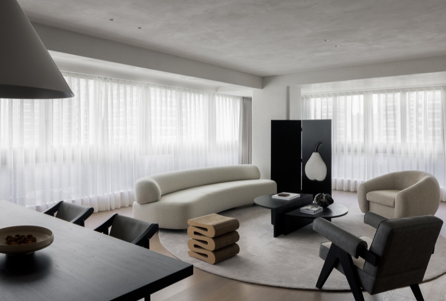 遠(yuǎn)洋未來城118㎡極簡風(fēng)格三居室裝修案例