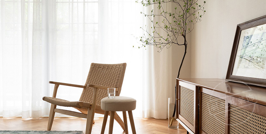 時代之城·清溪118㎡奶油風格三居室裝修案例