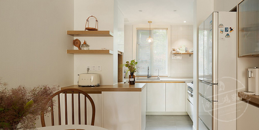 時代之城·清溪118㎡奶油風格三居室裝修案例