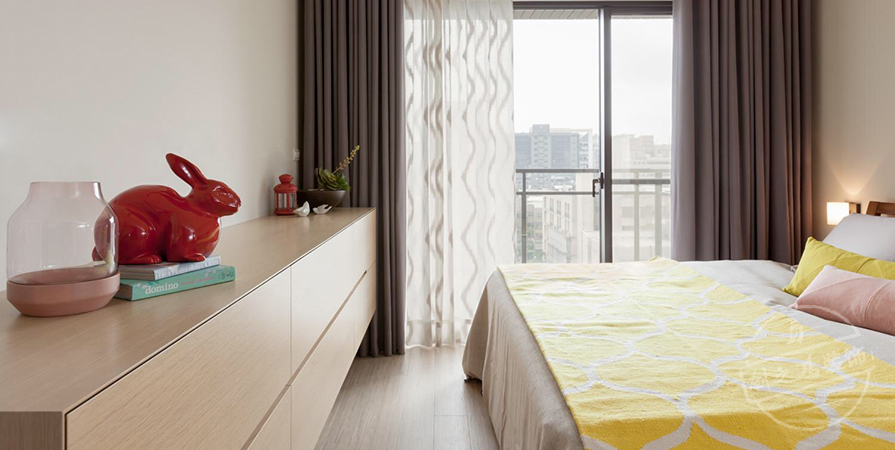 天康園131㎡混搭風格三居室裝修案例