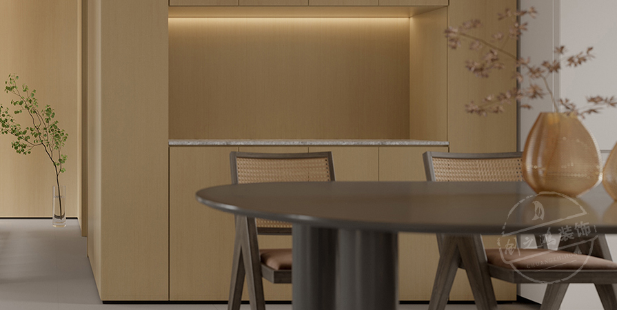 創(chuàng)意之城·蘭園113㎡奶油風(fēng)格三居室裝修案例