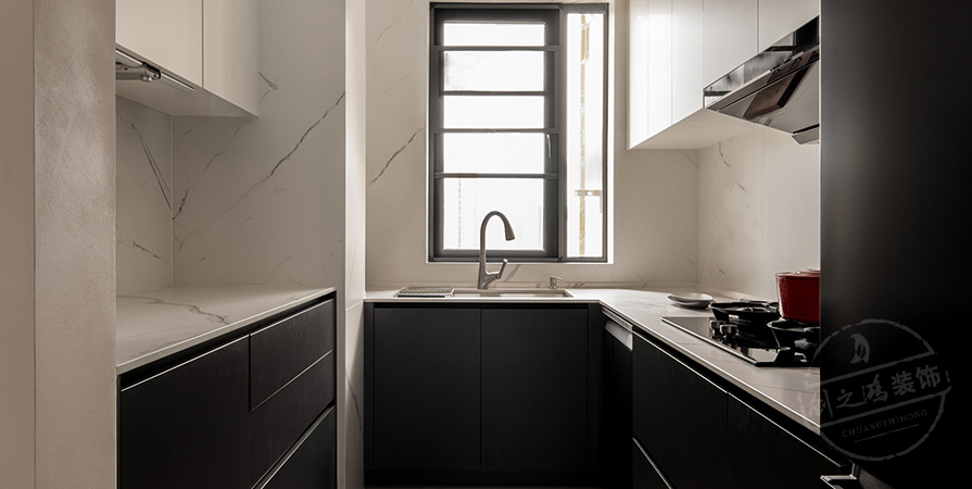 鵬飛南開學(xué)苑126㎡現(xiàn)代風(fēng)格三居室裝修案例