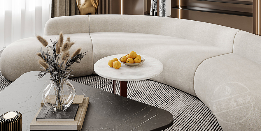 聽湖小鎮(zhèn)110㎡意式輕奢風(fēng)格別墅裝修案例