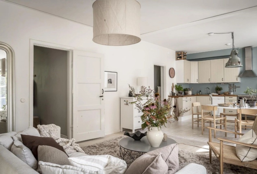 河怡花園57㎡北歐風(fēng)格小戶型裝修案例